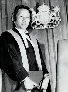 Judge Kechin Wang (Photo: Ron Bull, Toronto Star, August 25, 1975, Getty images).