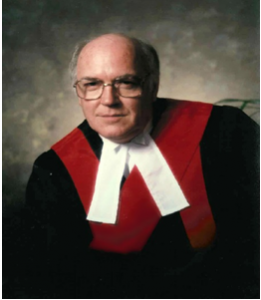 Chief Judge Ted Andrews served as Chief of the Family Division of the Provincial Court from 1968-1990. (Photo:  Ashley and Crippen Photographers, Courtesy:  Ontario Court of Justice)