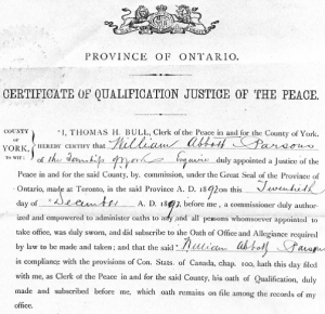 Parsons_oath_of_qualification