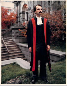 Justice Brian W. Lennox in 1986. (Courtesy: B. Lennox