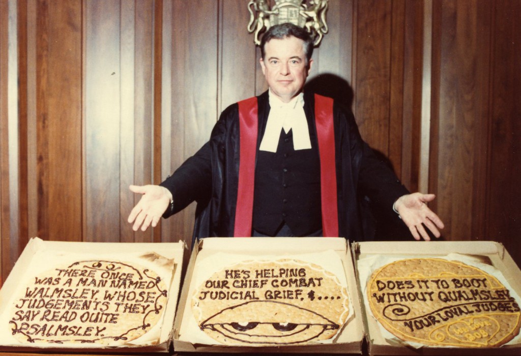 Judge Robert Walmsley (Courtesy: Walmsley Family)