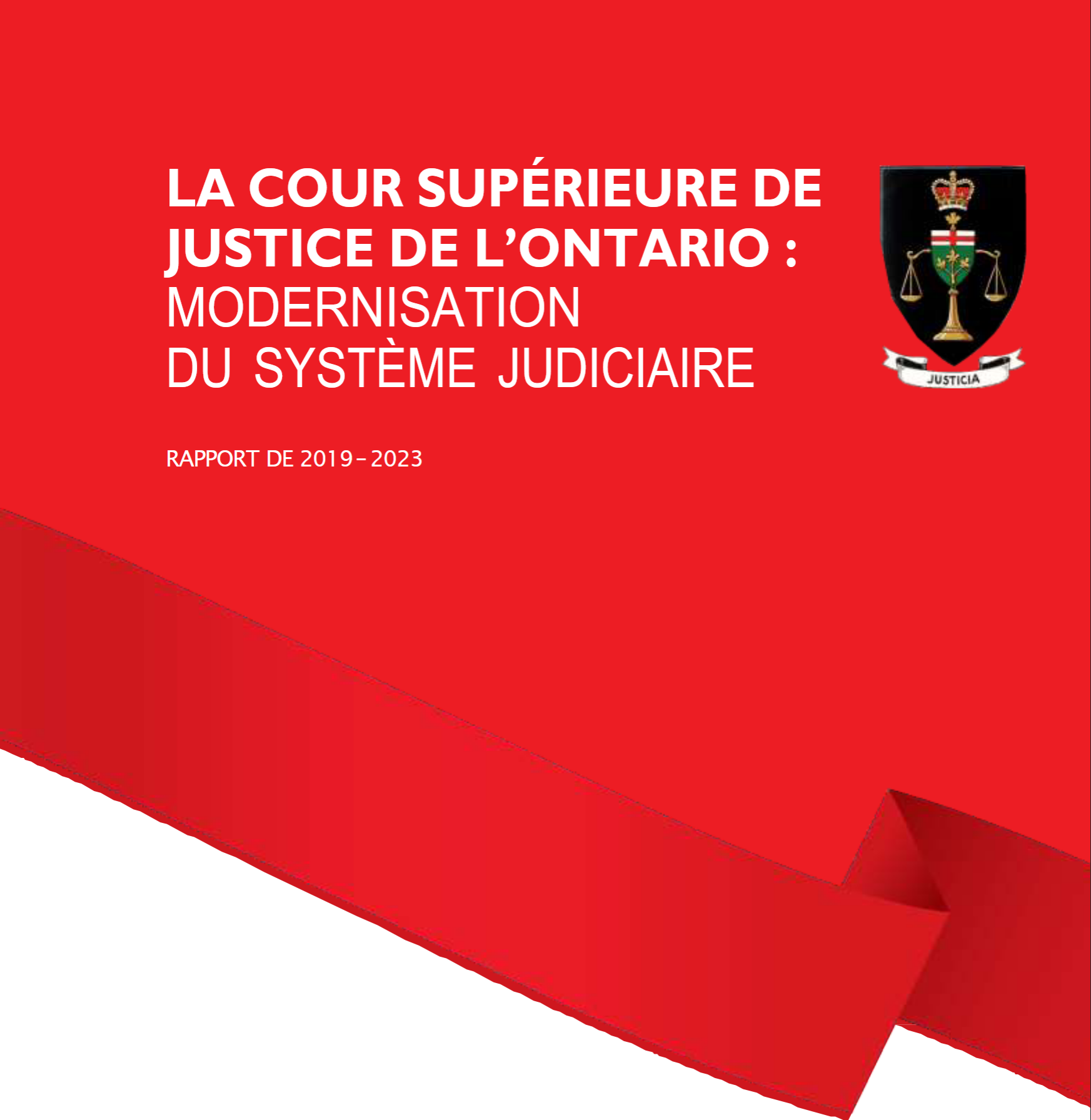 Page couverture du rapport