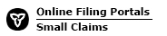 Online filing portals - Small Claims